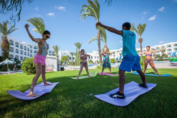 Golf activité animation piscine mahdia palace tunisie séjour loisirs entertainement plage mer voyage vacances hébergement réservation booking thalasso spa bien être relax ambiance familiale 